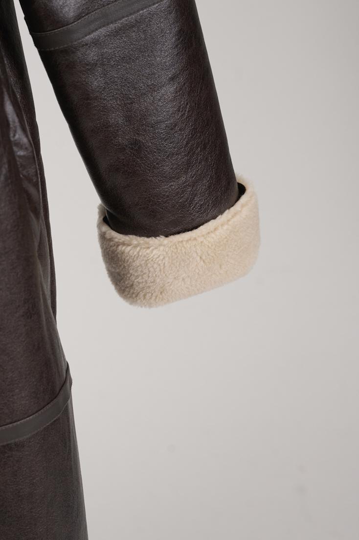 Save The Queen Eco-Shearling Lungo
