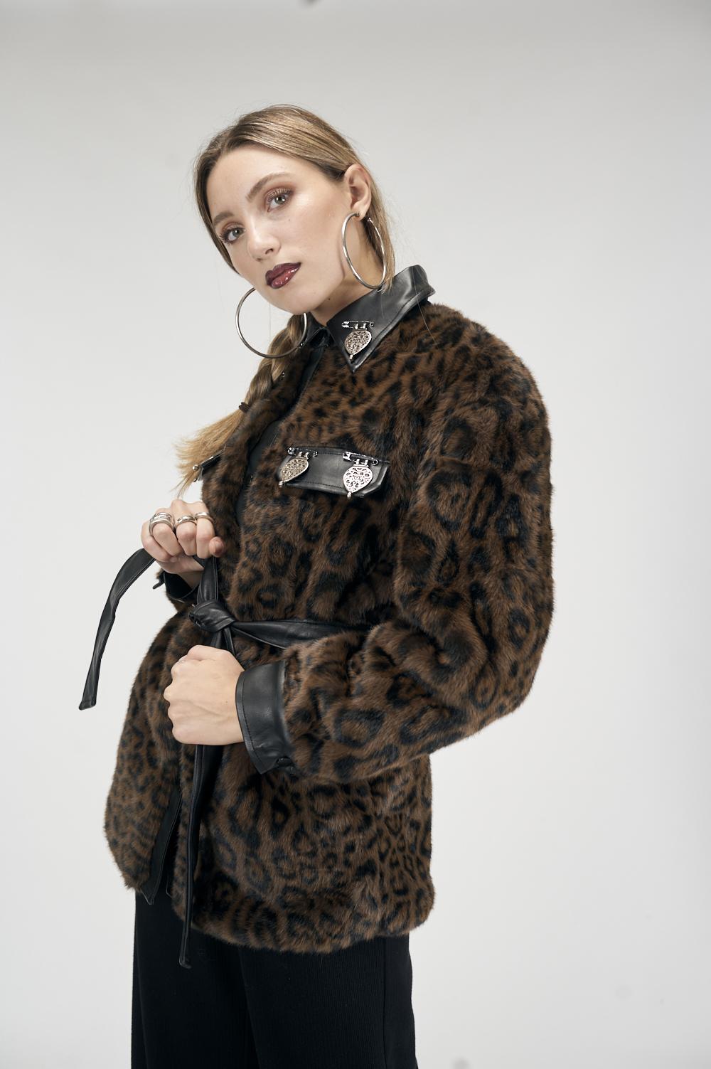 Save The Queen Ecopelliccia maculata