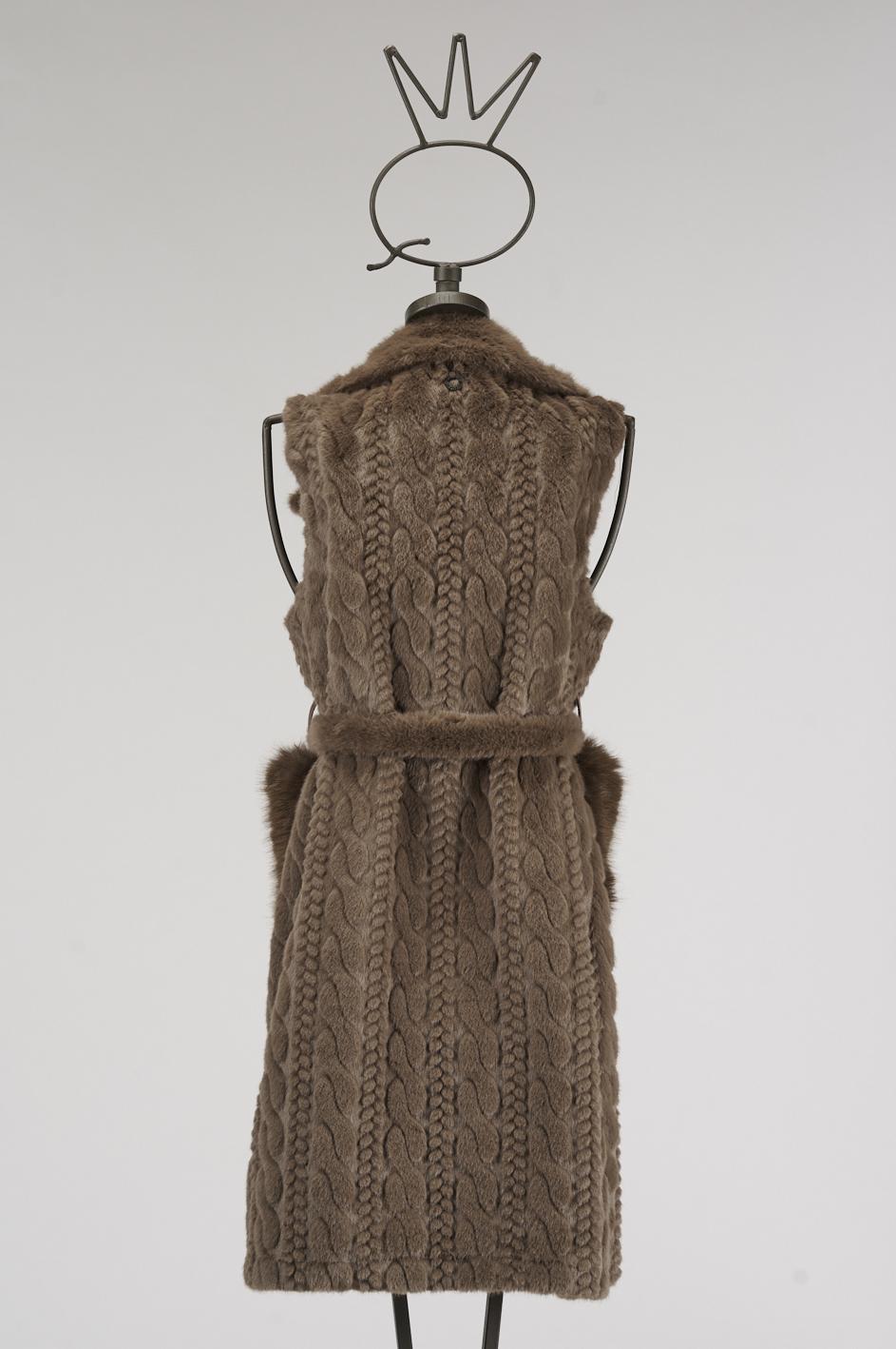 Save The Queen Ecopelliccia Senza Maniche