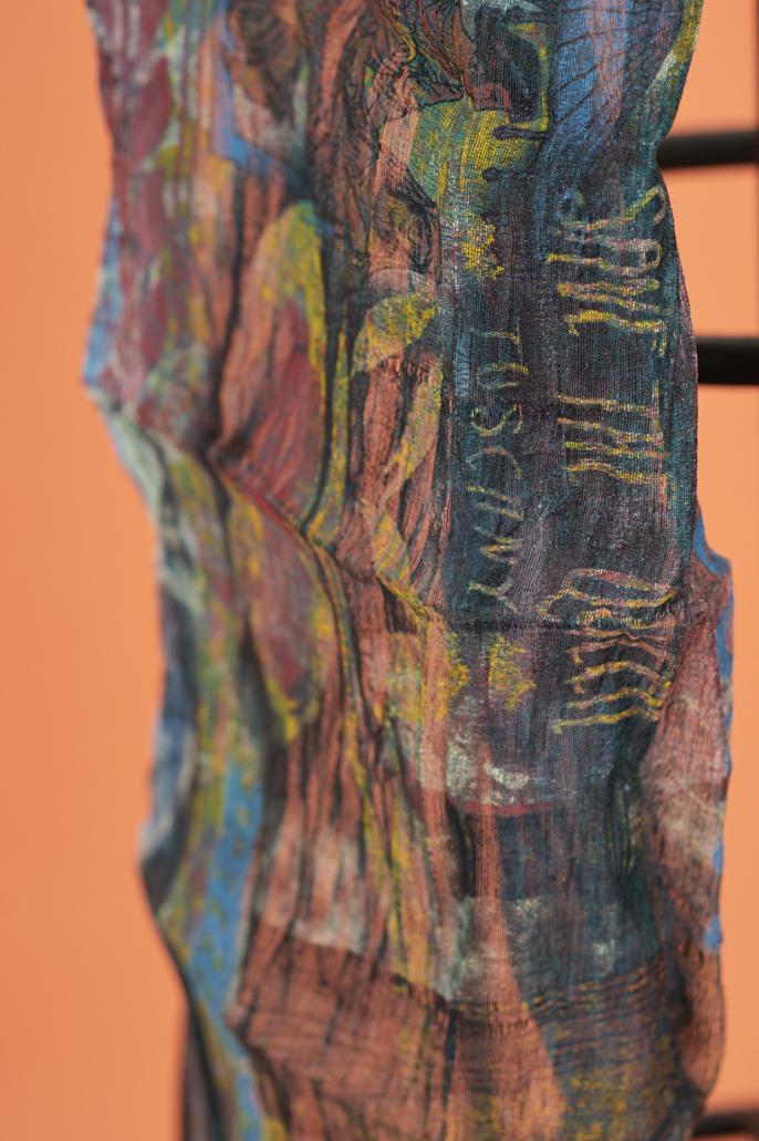 Save The Queen Foulard In Lino E Seta