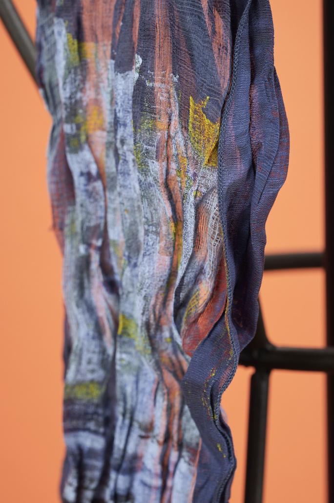 Save The Queen Foulard In Lino E Seta