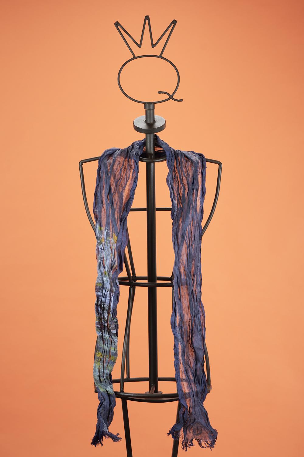 Save The Queen Foulard in lino e seta