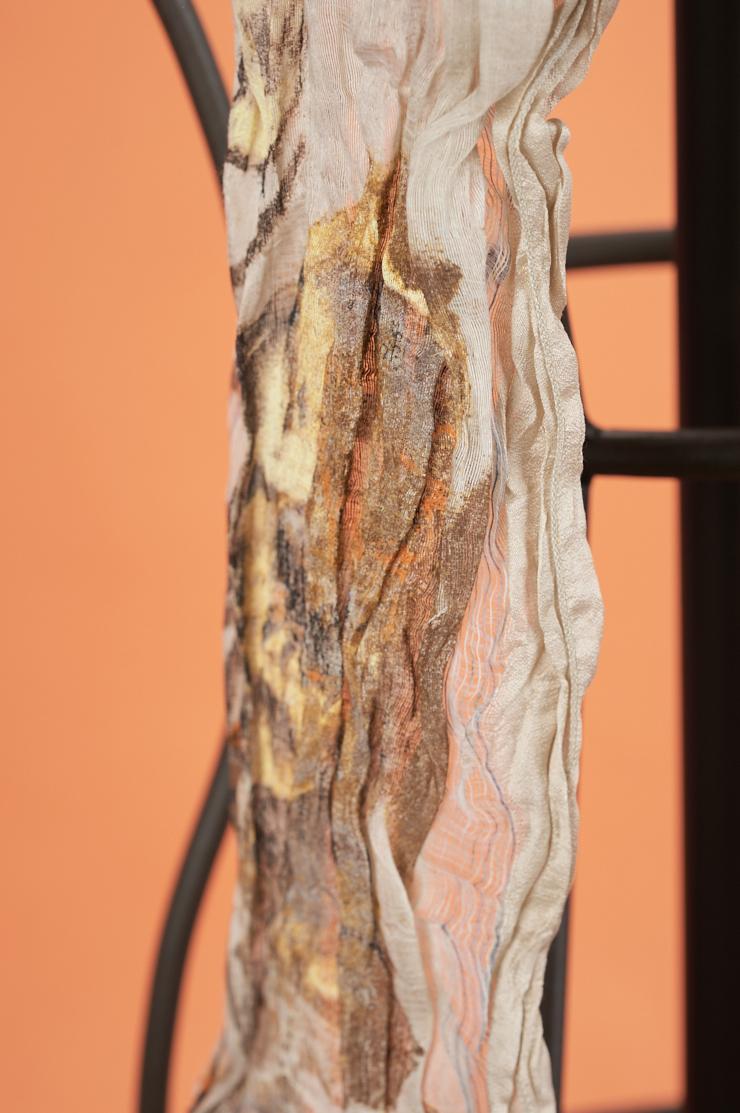 Save The Queen Foulard In Lino E Seta