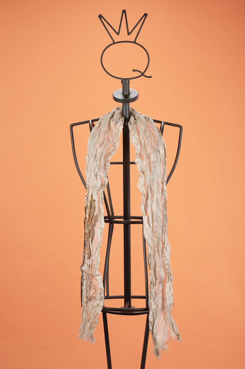 Save The Queen Foulard In Lino E Seta