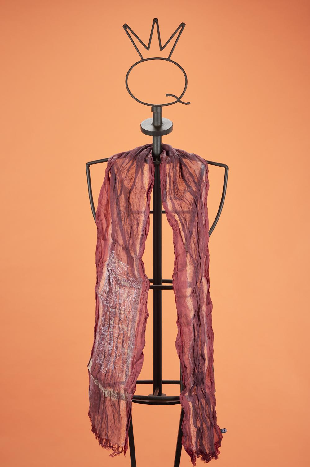 Save The Queen Foulard In Lino E Seta