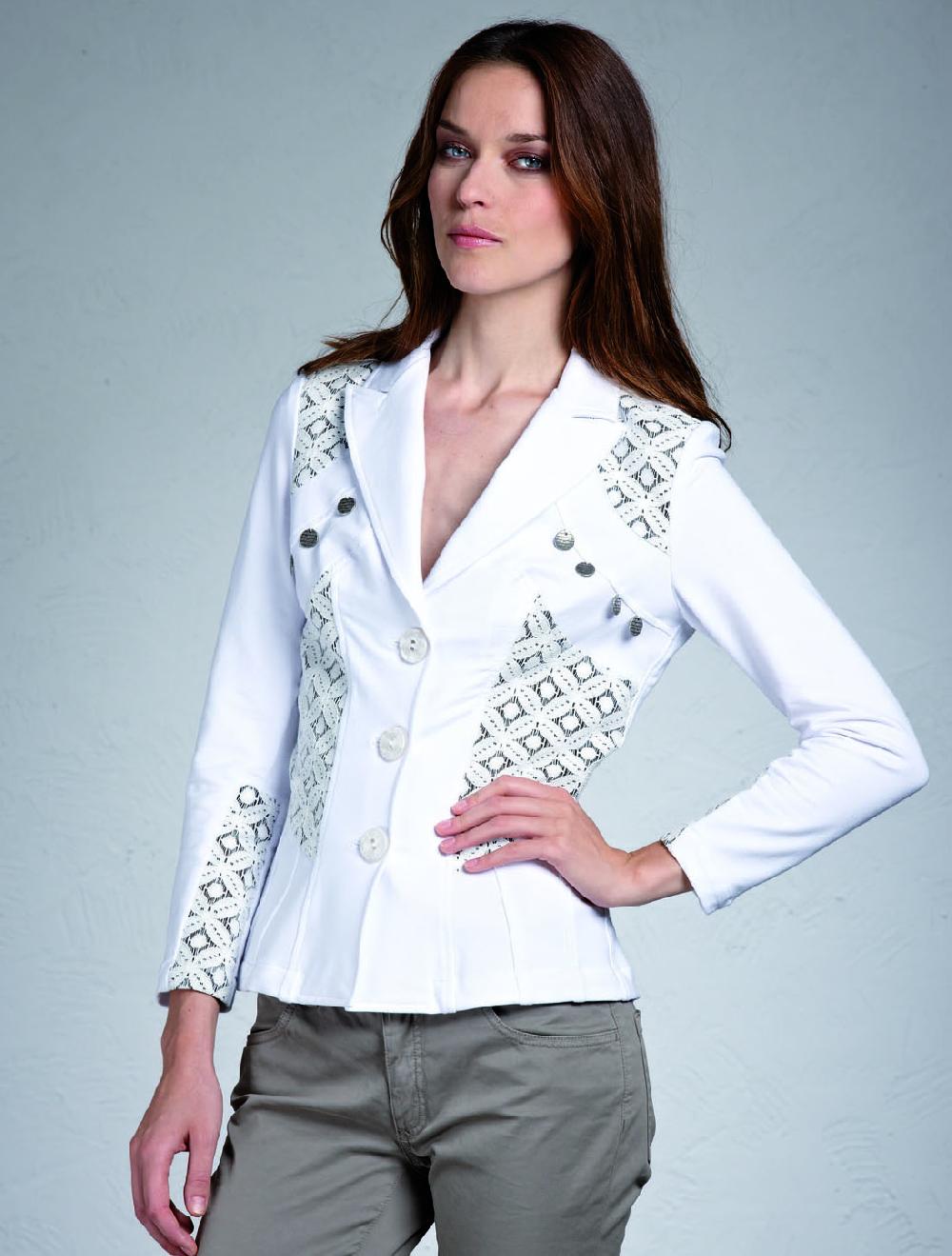 Save The Queen Giacca bianca