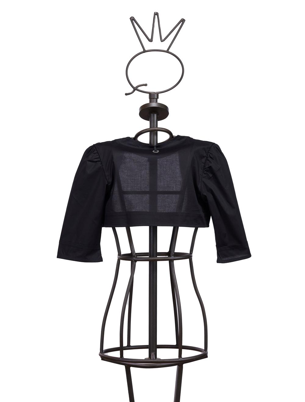 Save The Queen Giacchino Nero Di Cotone