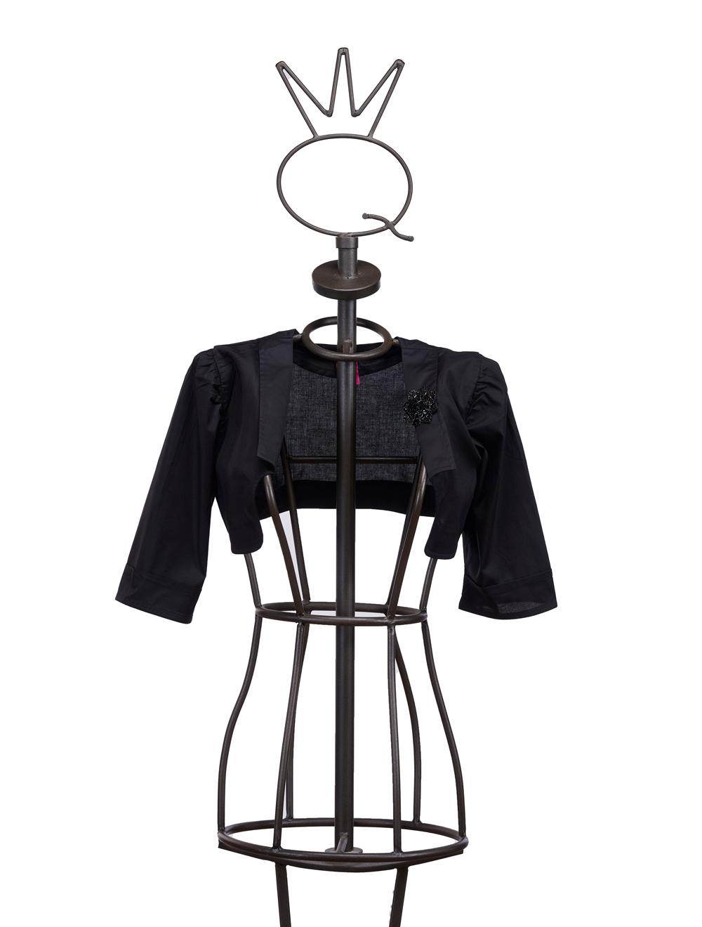 Save The Queen Giacchino nero di cotone