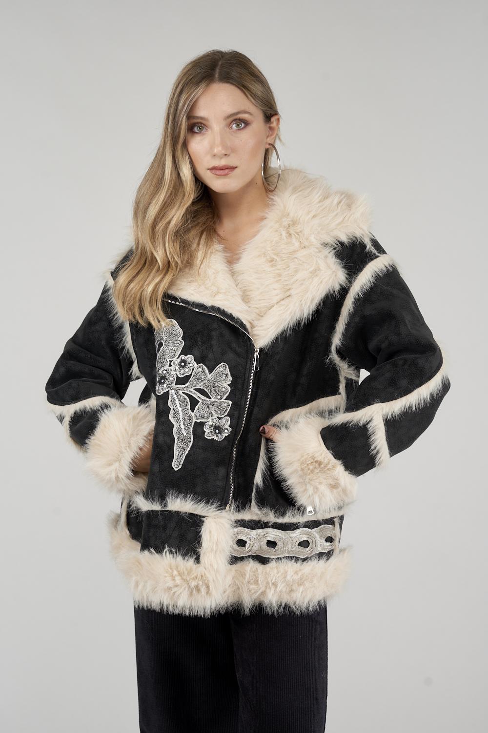 Save The Queen Giaccone in ecopelliccia