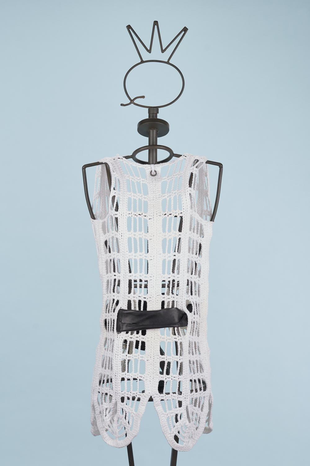 Save The Queen Gilet Bianco