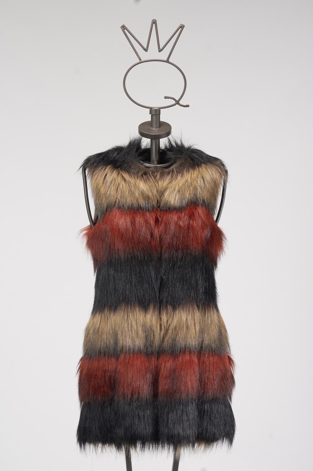 Save The Queen Gilet in ecopelliccia