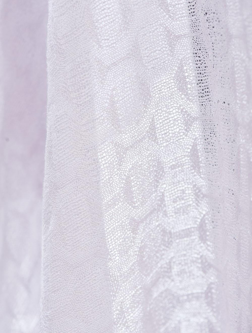 Save The Queen Gilet Lungo Asimmetrico Rosa Cipria