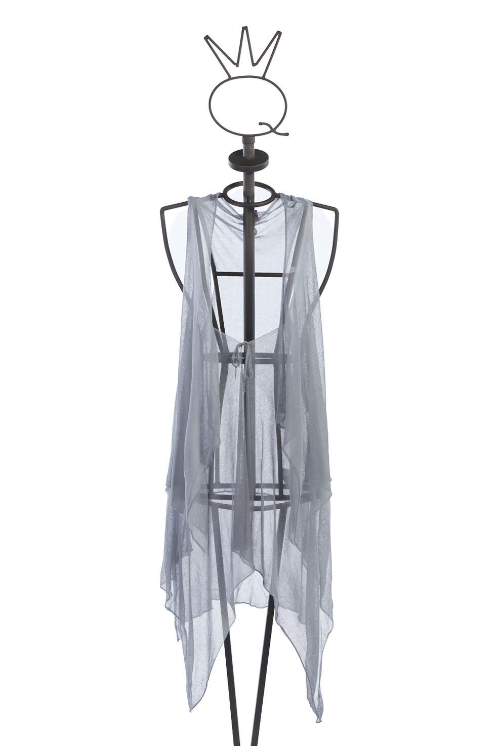 Save The Queen Gilet lungo asimmetrico