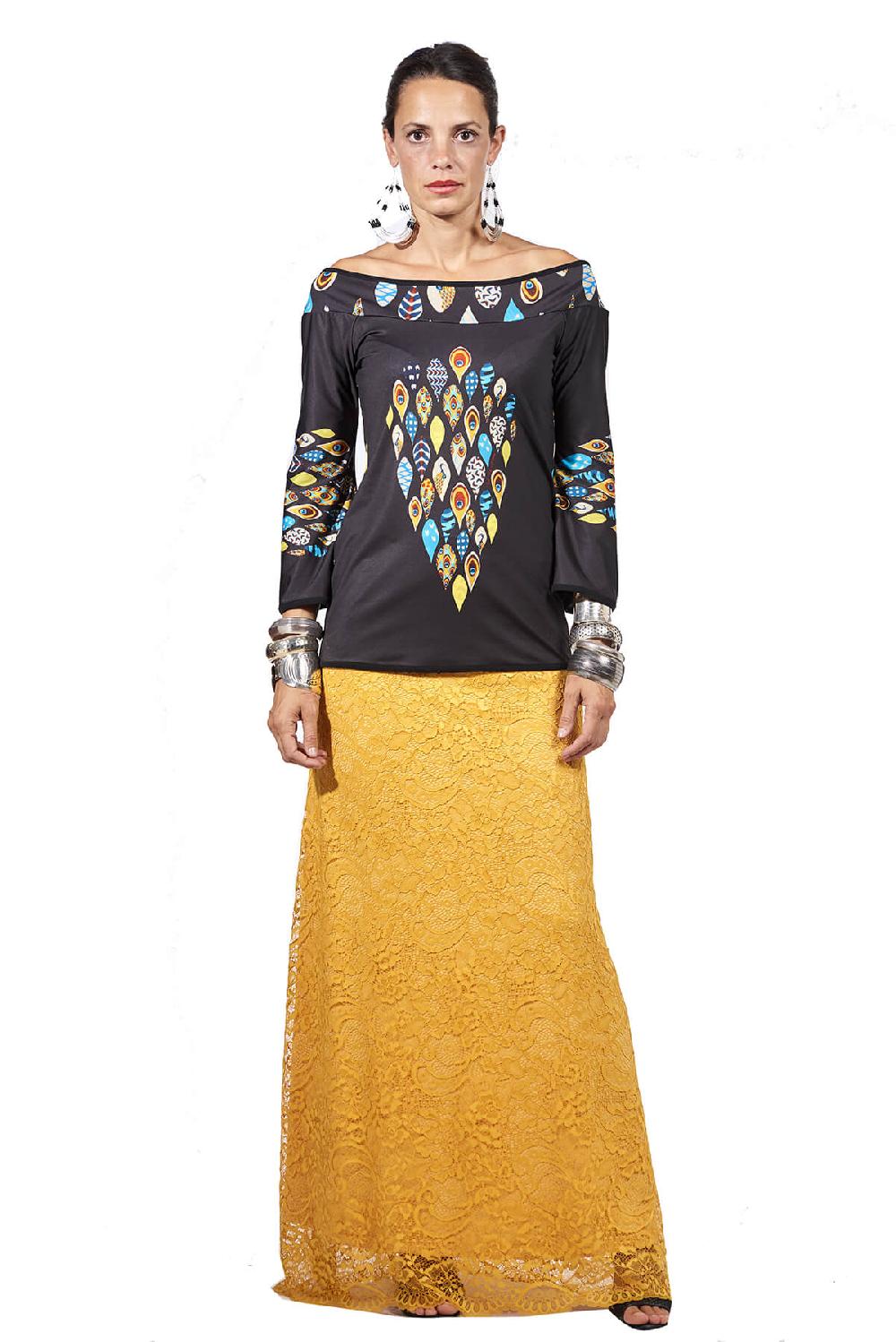 Save The Queen Gonna Lunga In Pizzo Giallo