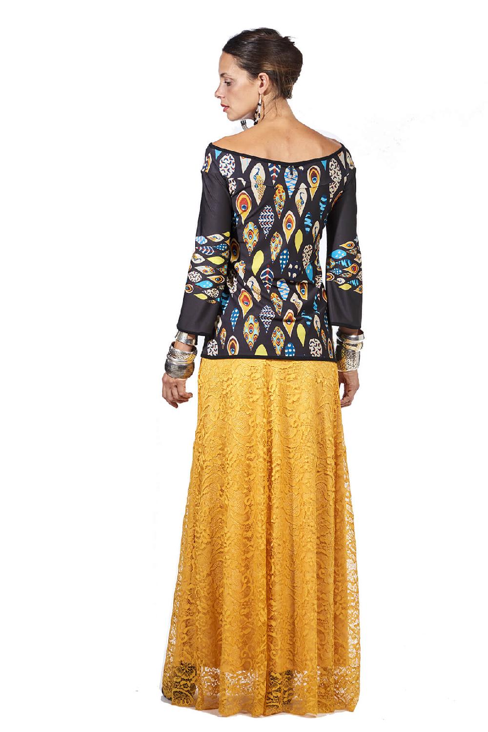 Save The Queen Gonna Lunga In Pizzo Giallo