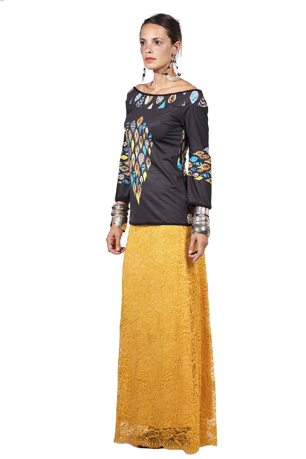 Save The Queen Gonna Lunga In Pizzo Giallo