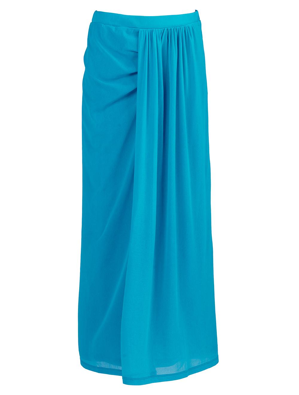 Save The Queen Gonna lunga in tulle turchese