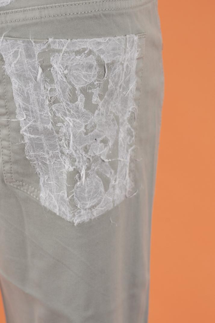 Save The Queen Jeans In Cotone Ricamato