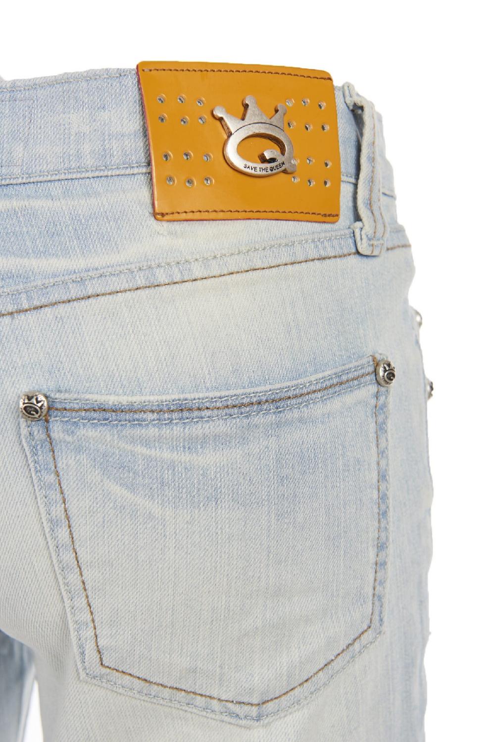 Save The Queen Jeans Ricamati