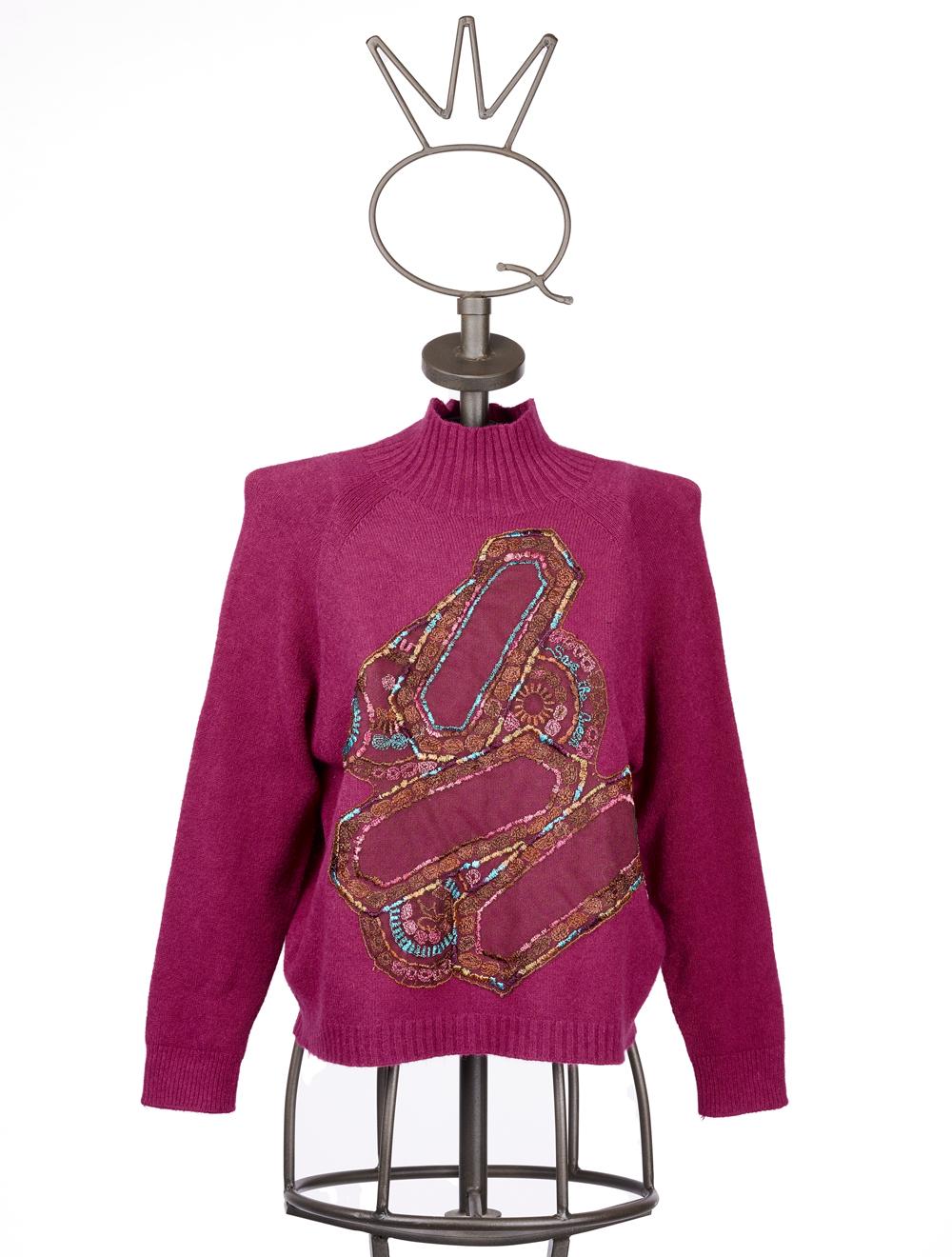 Save The Queen Maglia In Tricot Fuxia