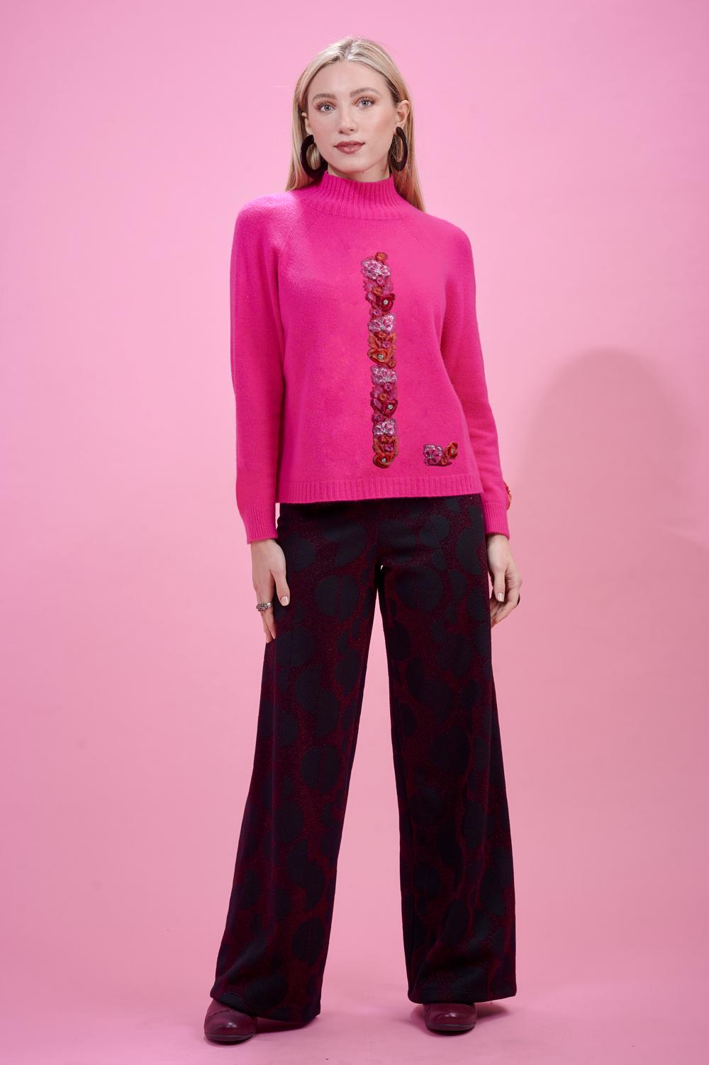 Save The Queen Maglia In Tricot Fuxia Fluo