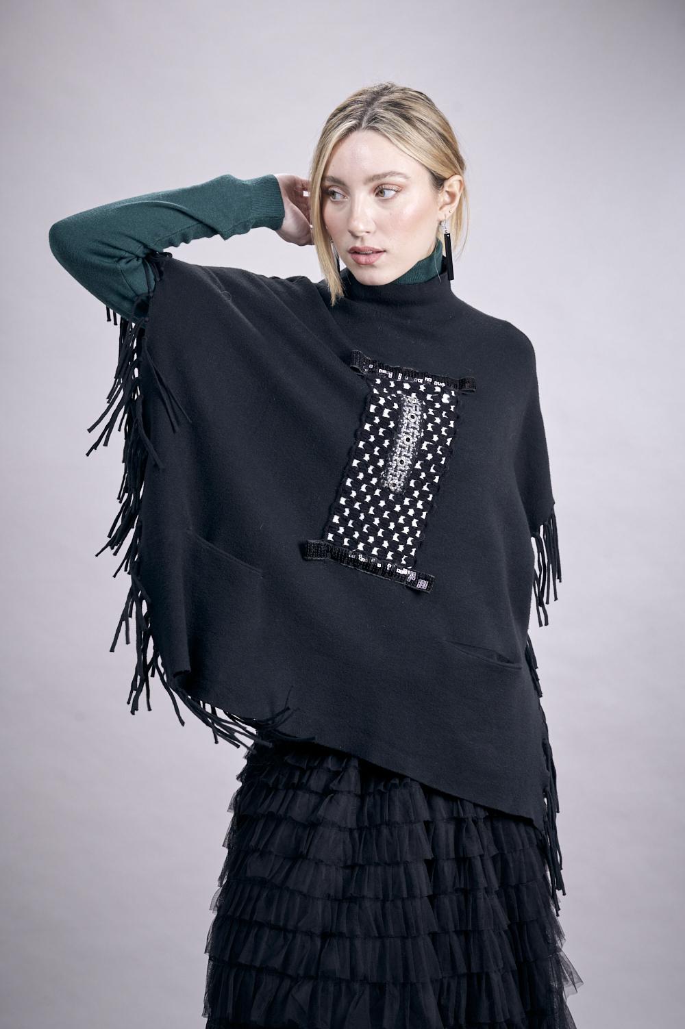 Save The Queen Maglia In Tricot Nera