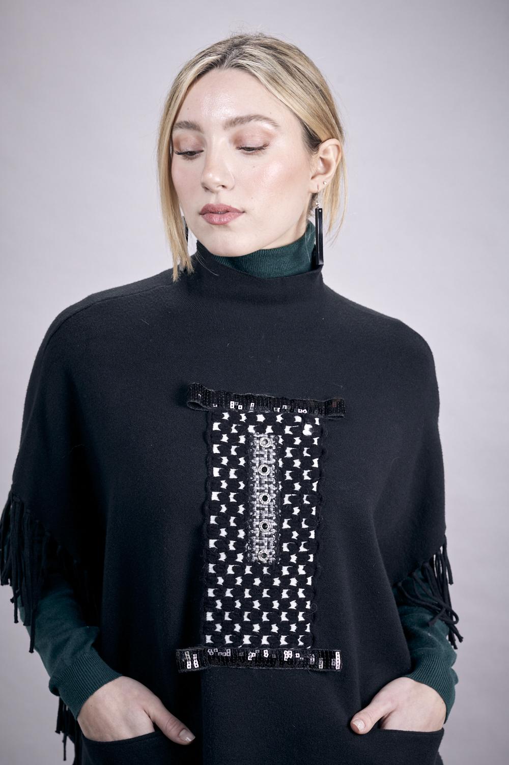 Save The Queen Maglia In Tricot Nera