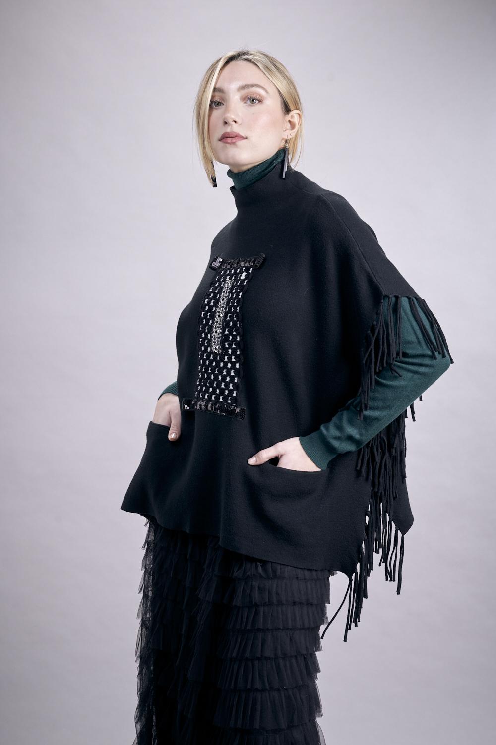 Save The Queen Maglia In Tricot Nera