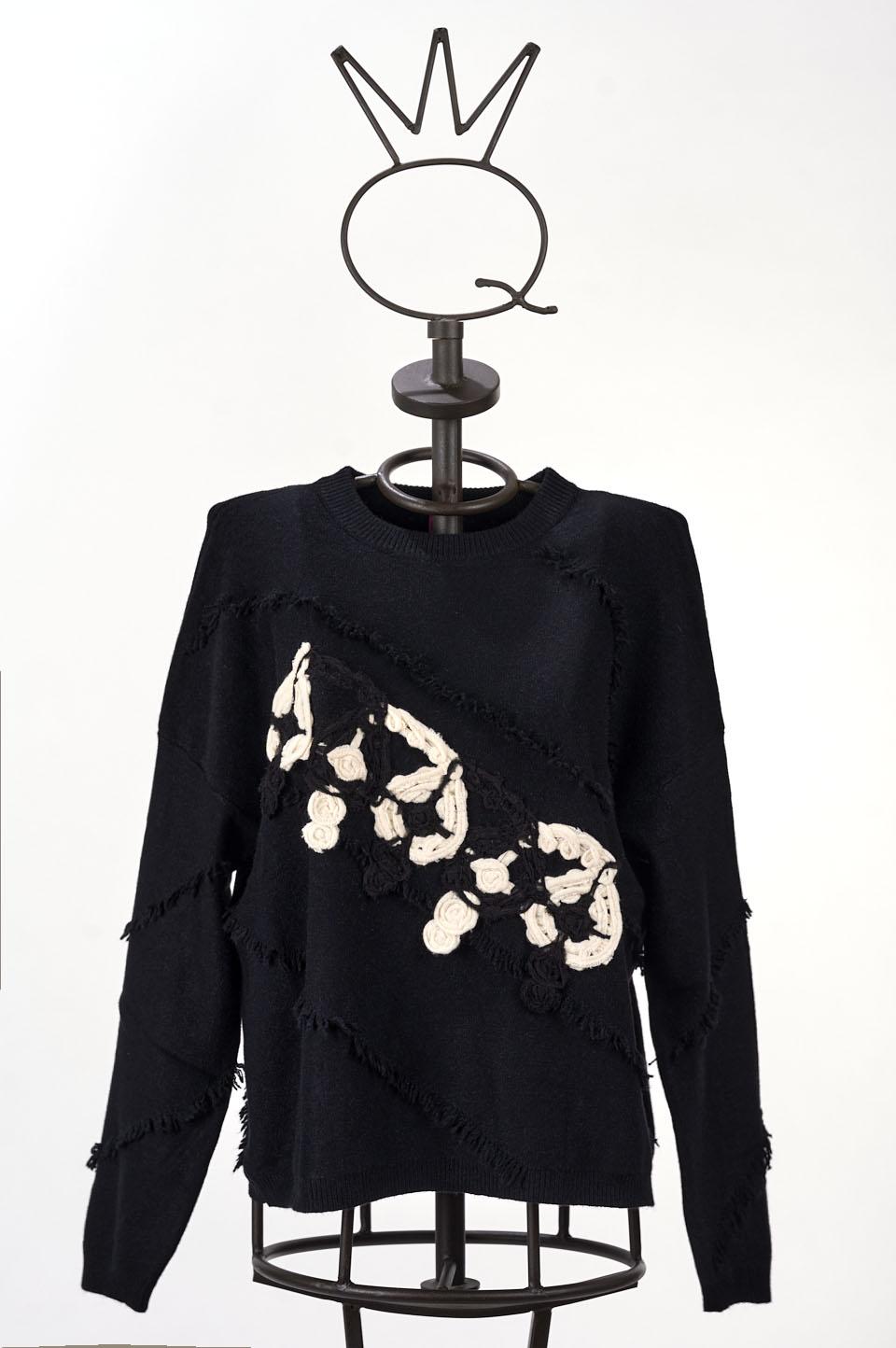 Save The Queen Maglia Larga Nera