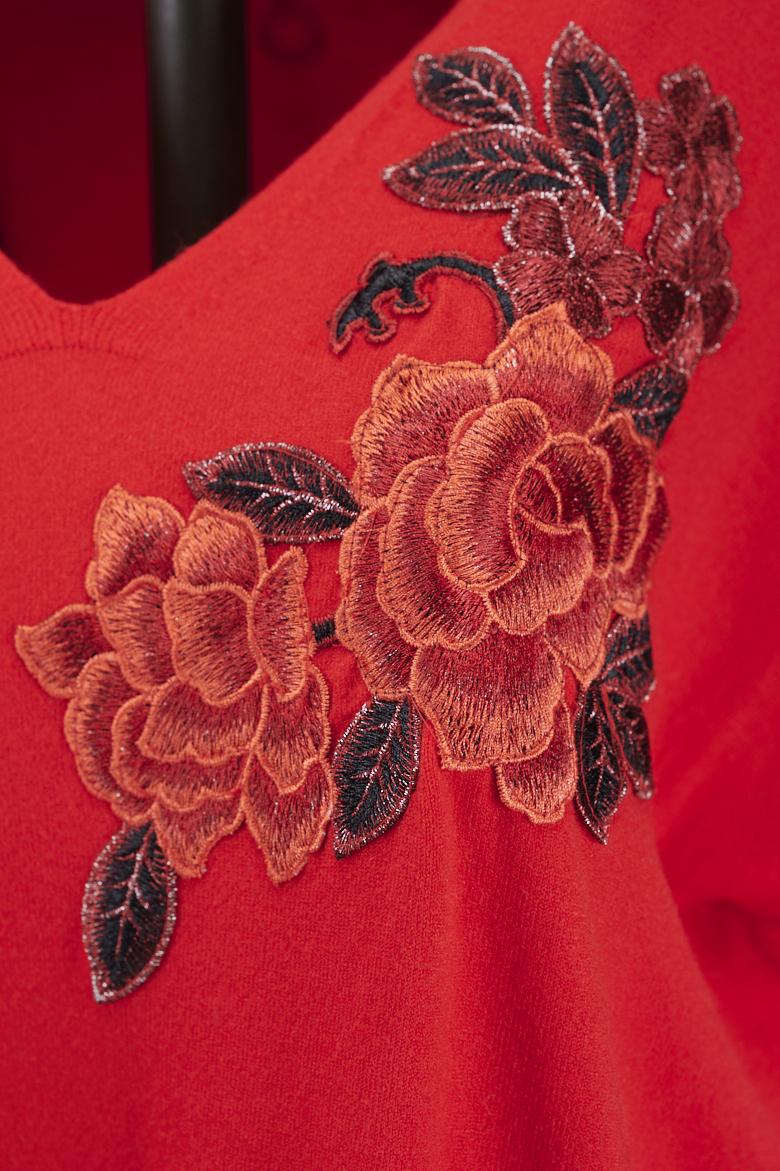 Save The Queen Maglia Lunga Con Ricamo