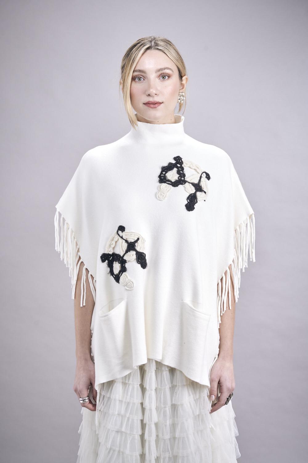 Save The Queen Maglia panna in tricot