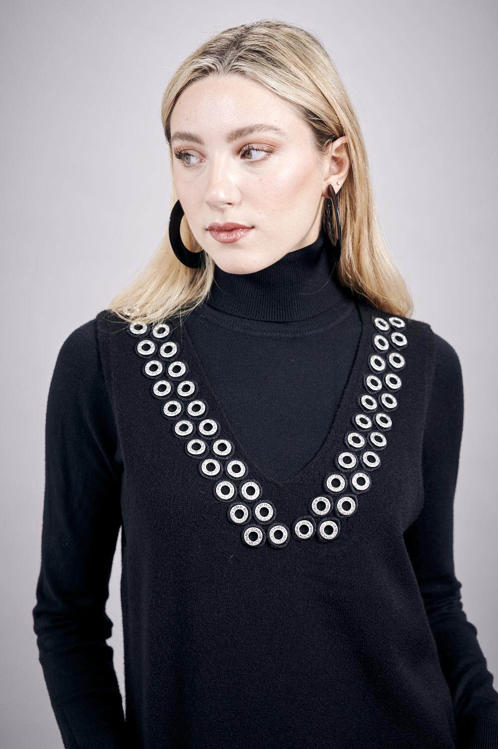 Save The Queen Maglia Senza Maniche Nera