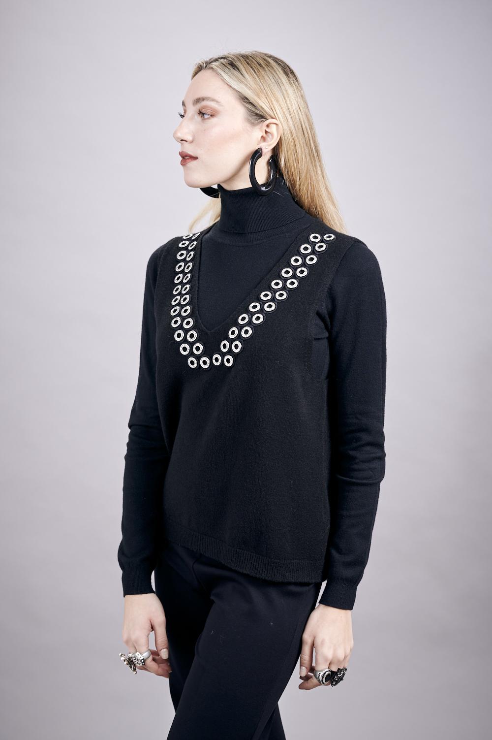 Save The Queen Maglia Senza Maniche Nera