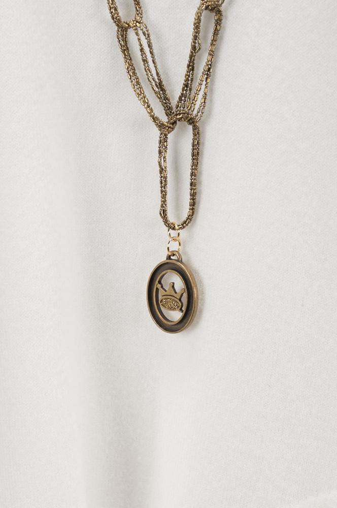 Save The Queen Maxi Maglia Con Collana