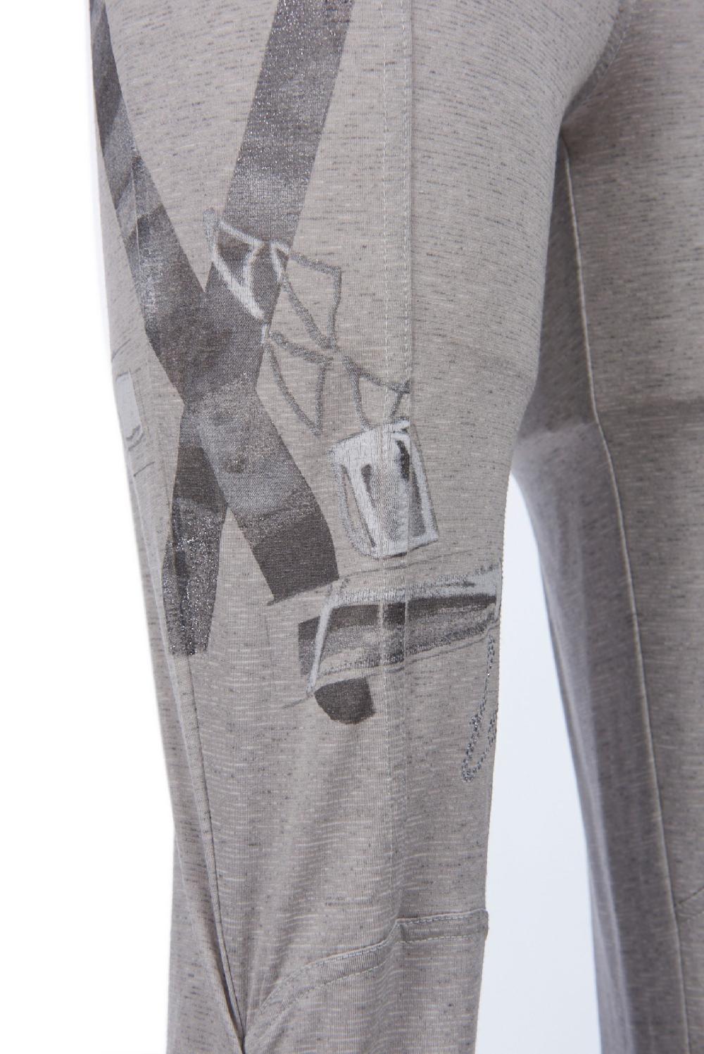 Save The Queen Pantacollant In Jersey Grigio