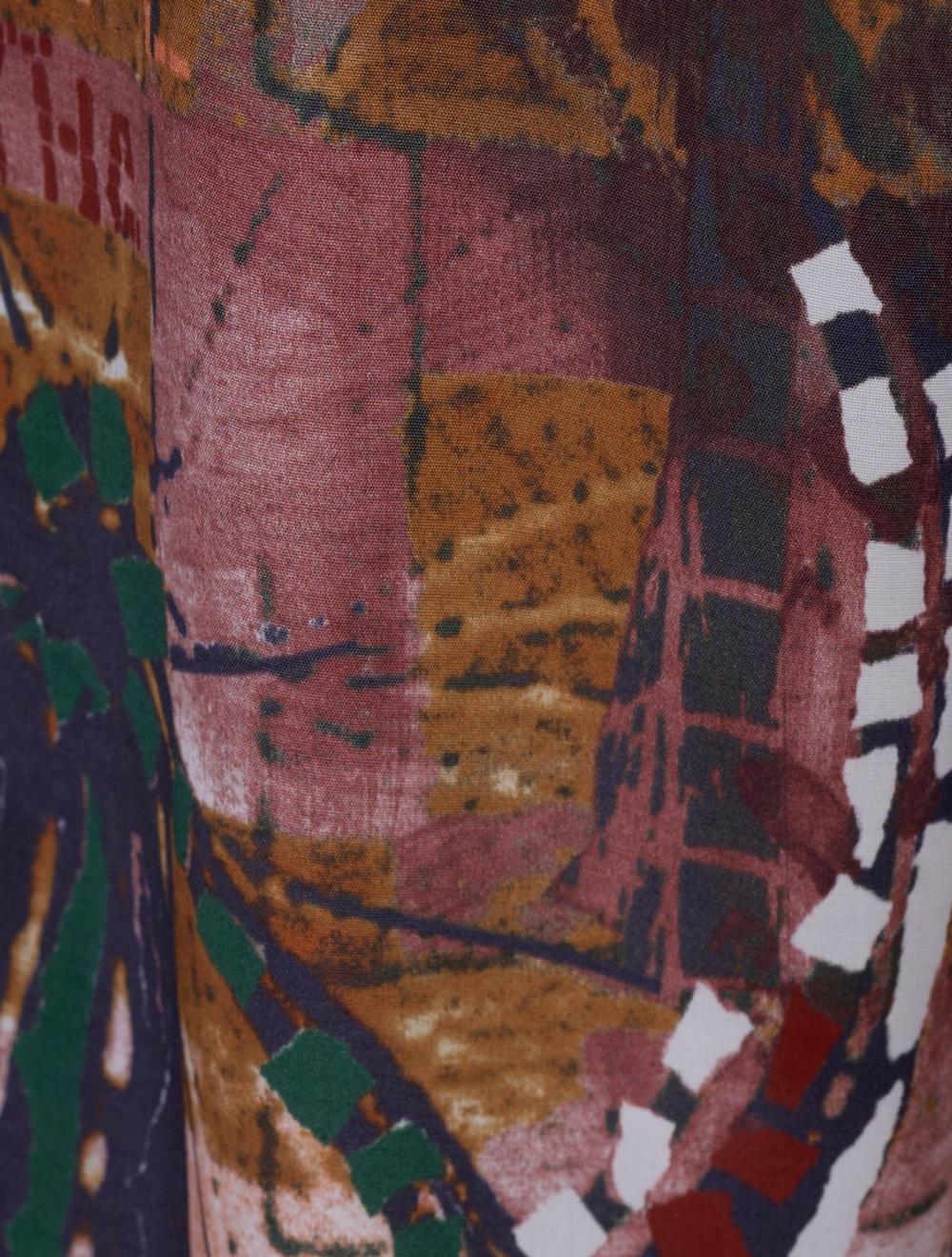 Save The Queen Pantalone In Viscosa Stampato