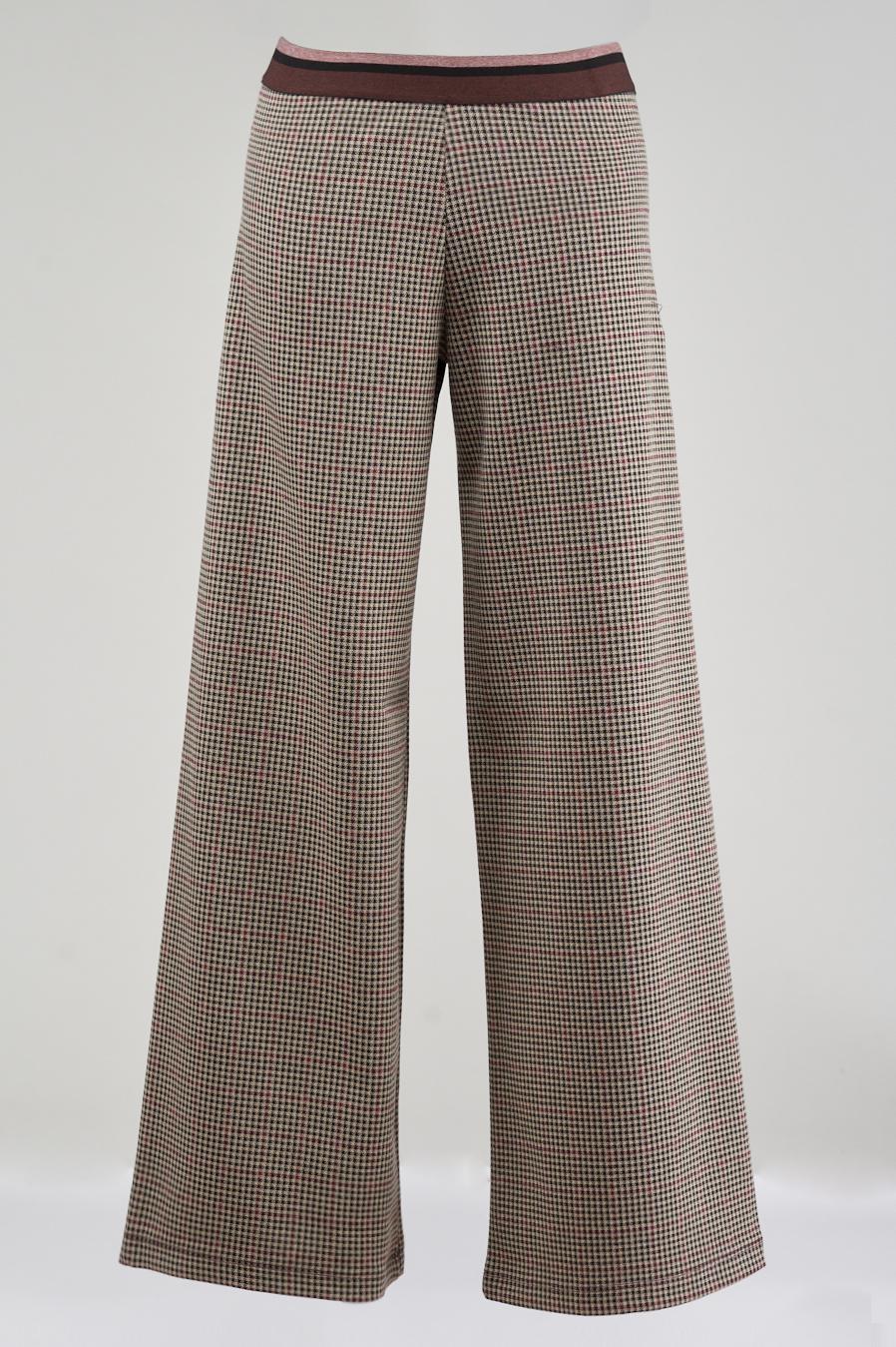 Save The Queen Pantalone largo a quadretti