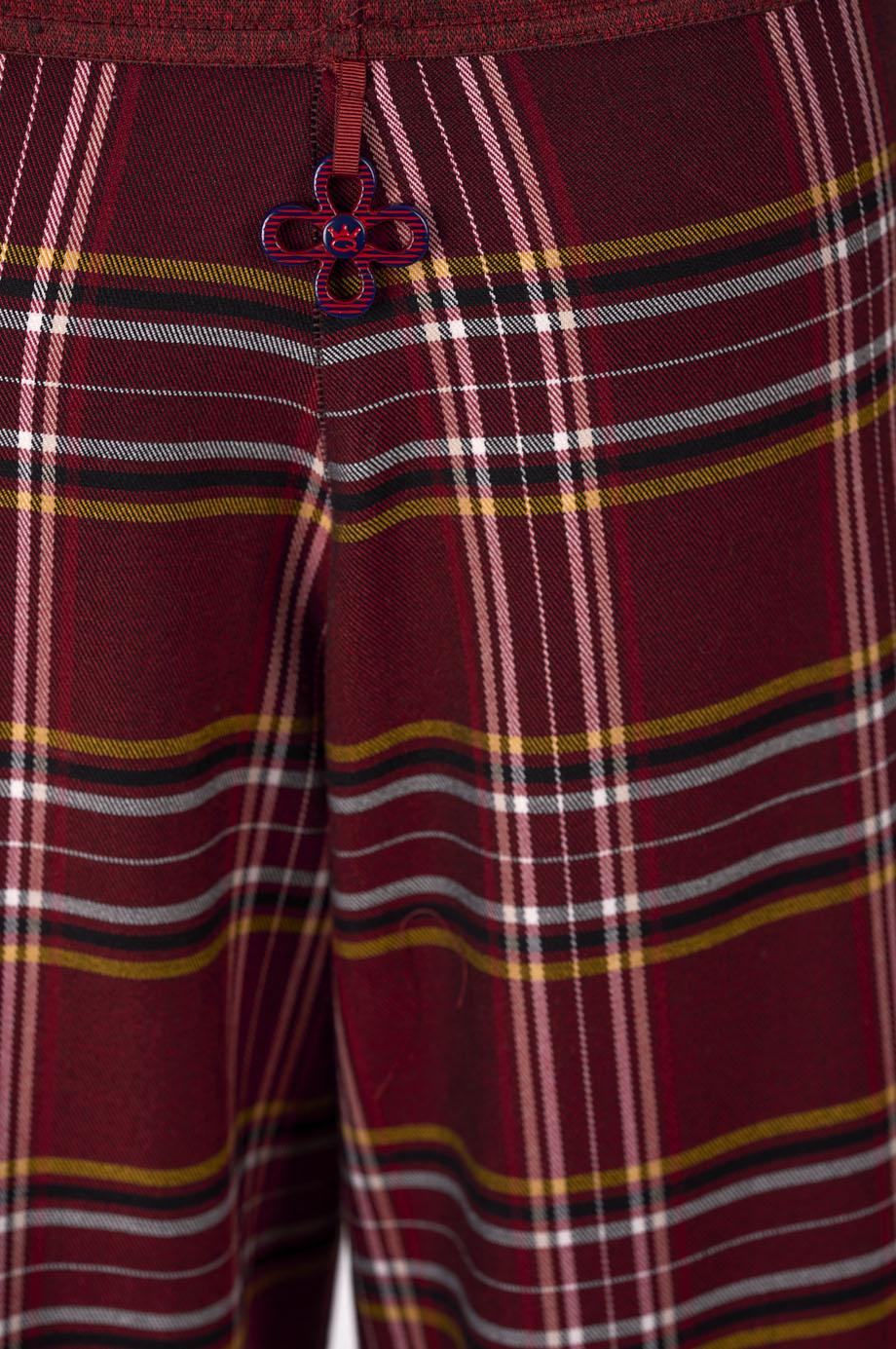 Save The Queen Pantalone Largo A Quadri