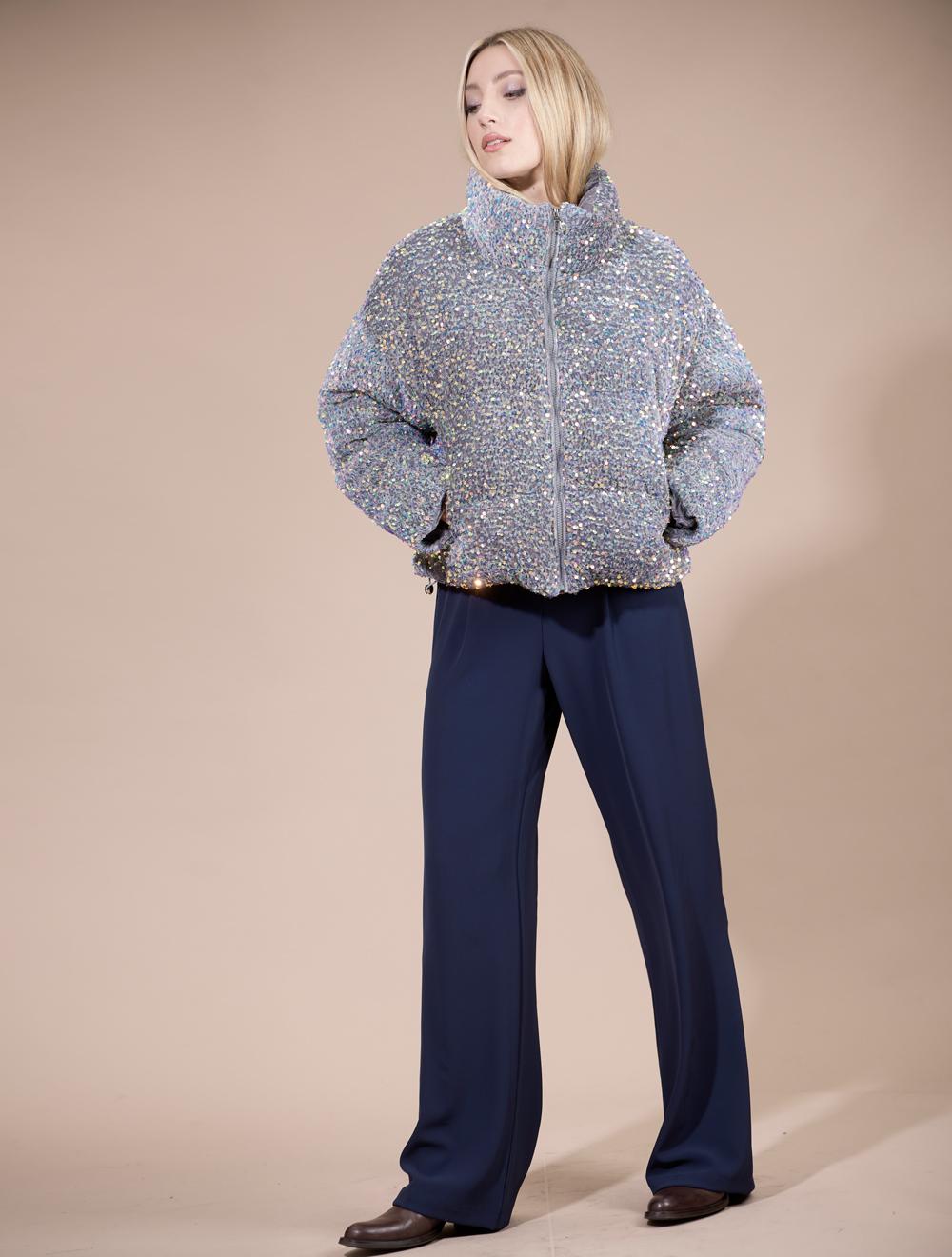 Save The Queen Pantalone Largo Blu