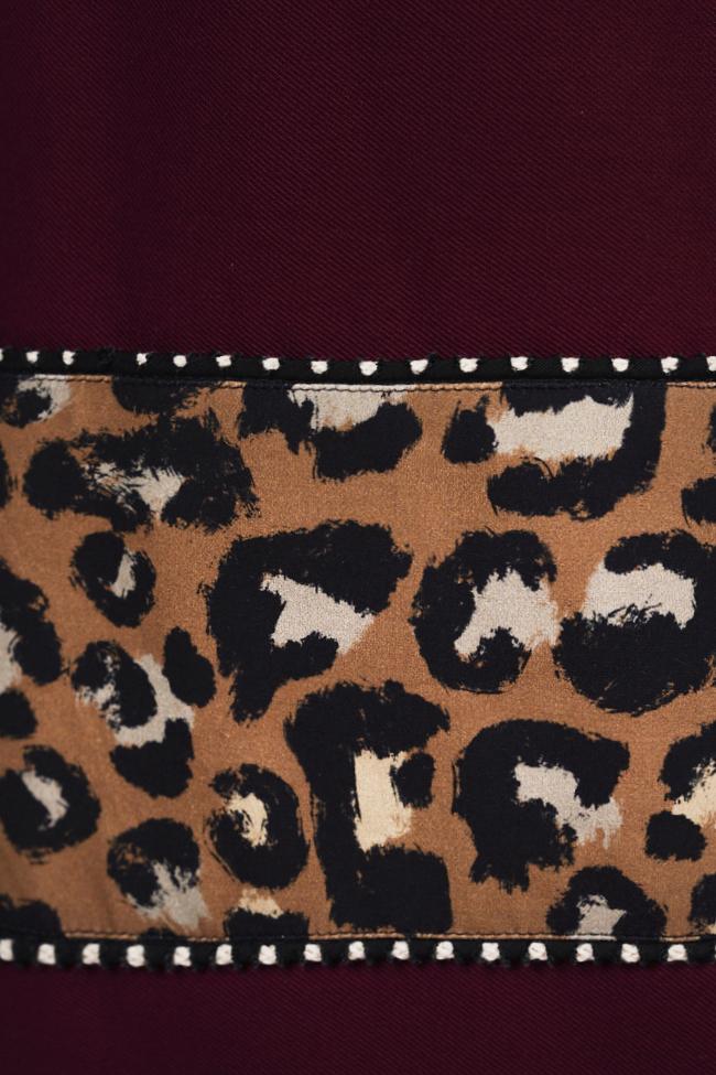 Save The Queen Pantalone Largo Bordeaux