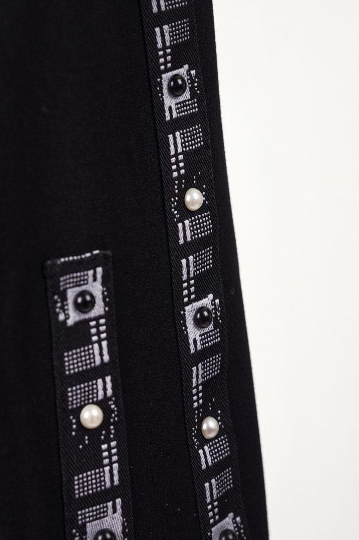 Save The Queen Pantalone Largo Nero