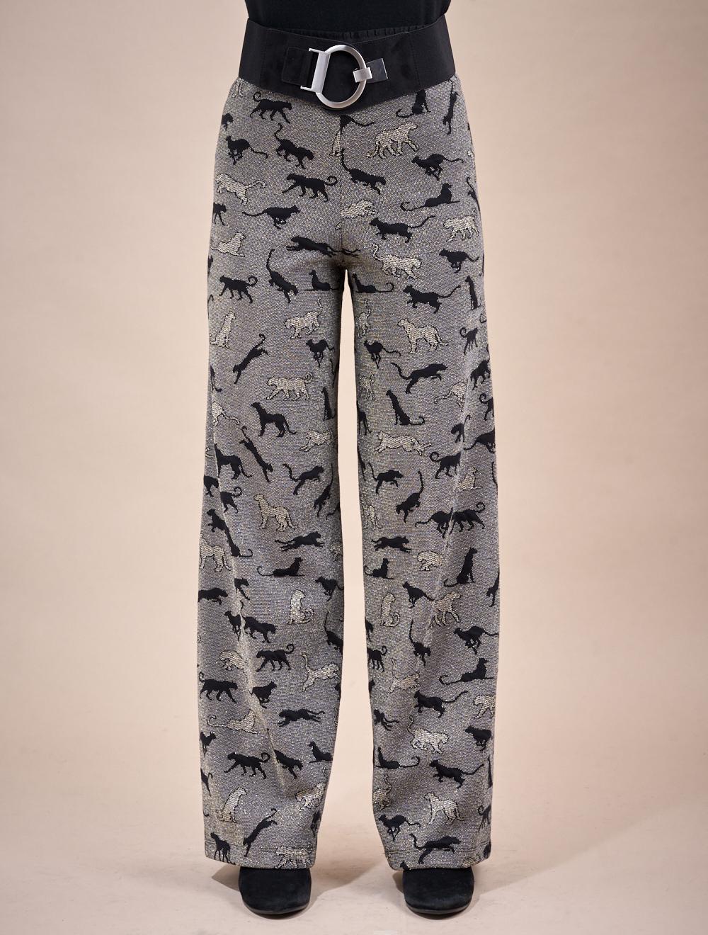 Save The Queen Pantalone palazzo in jacquard