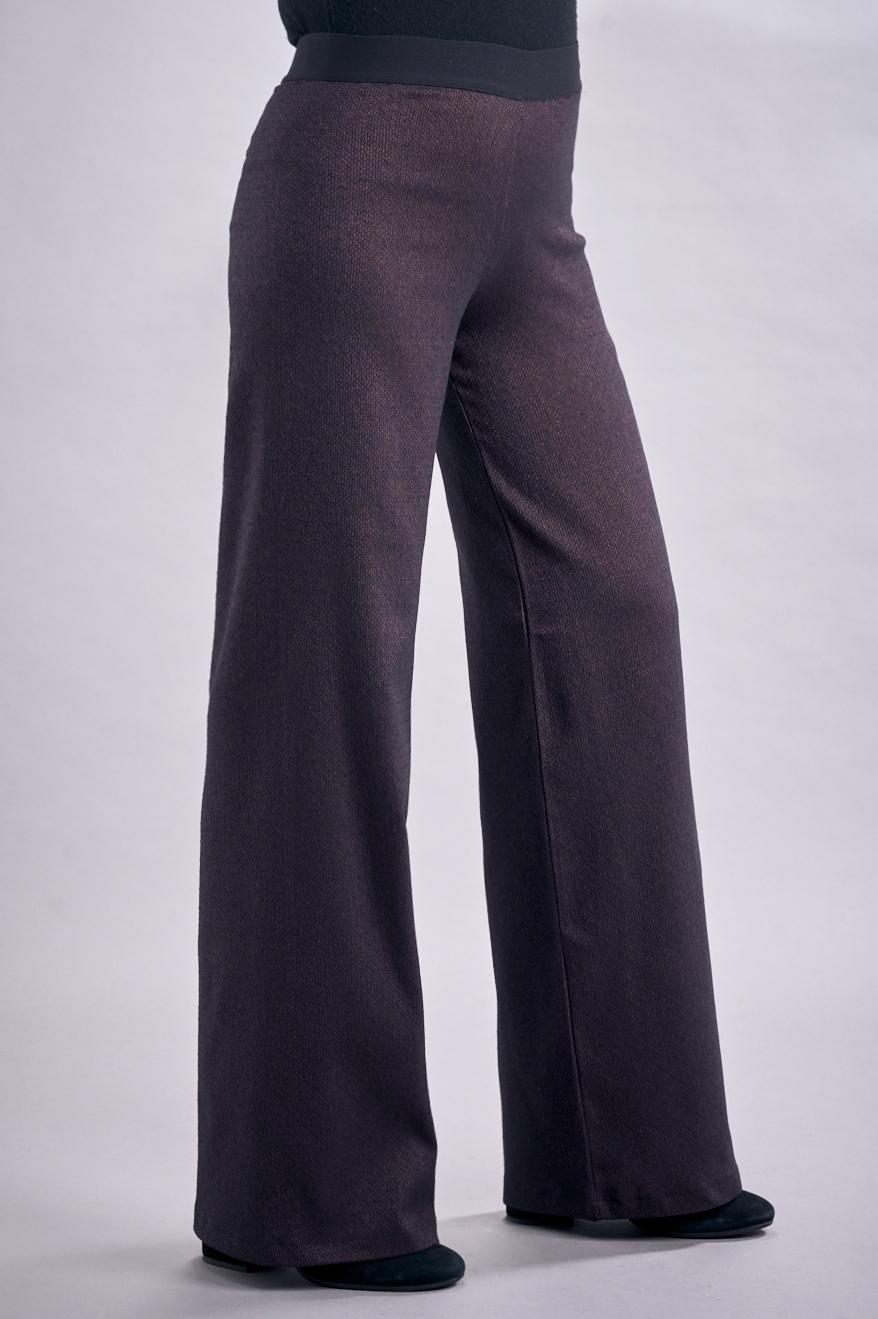 Save The Queen Pantalone Palazzo Jacquard