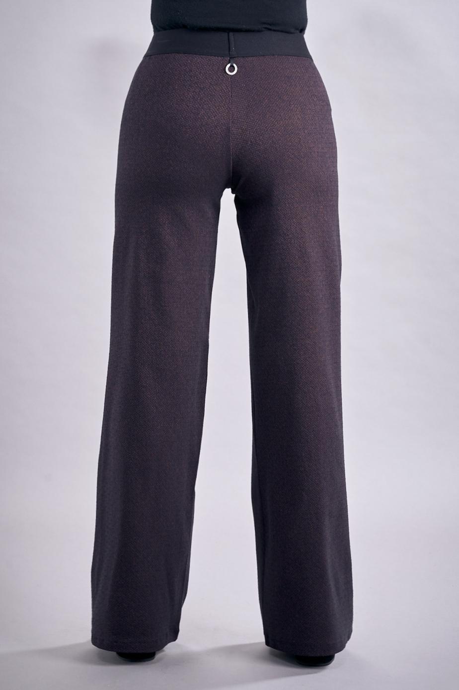 Save The Queen Pantalone Palazzo Jacquard