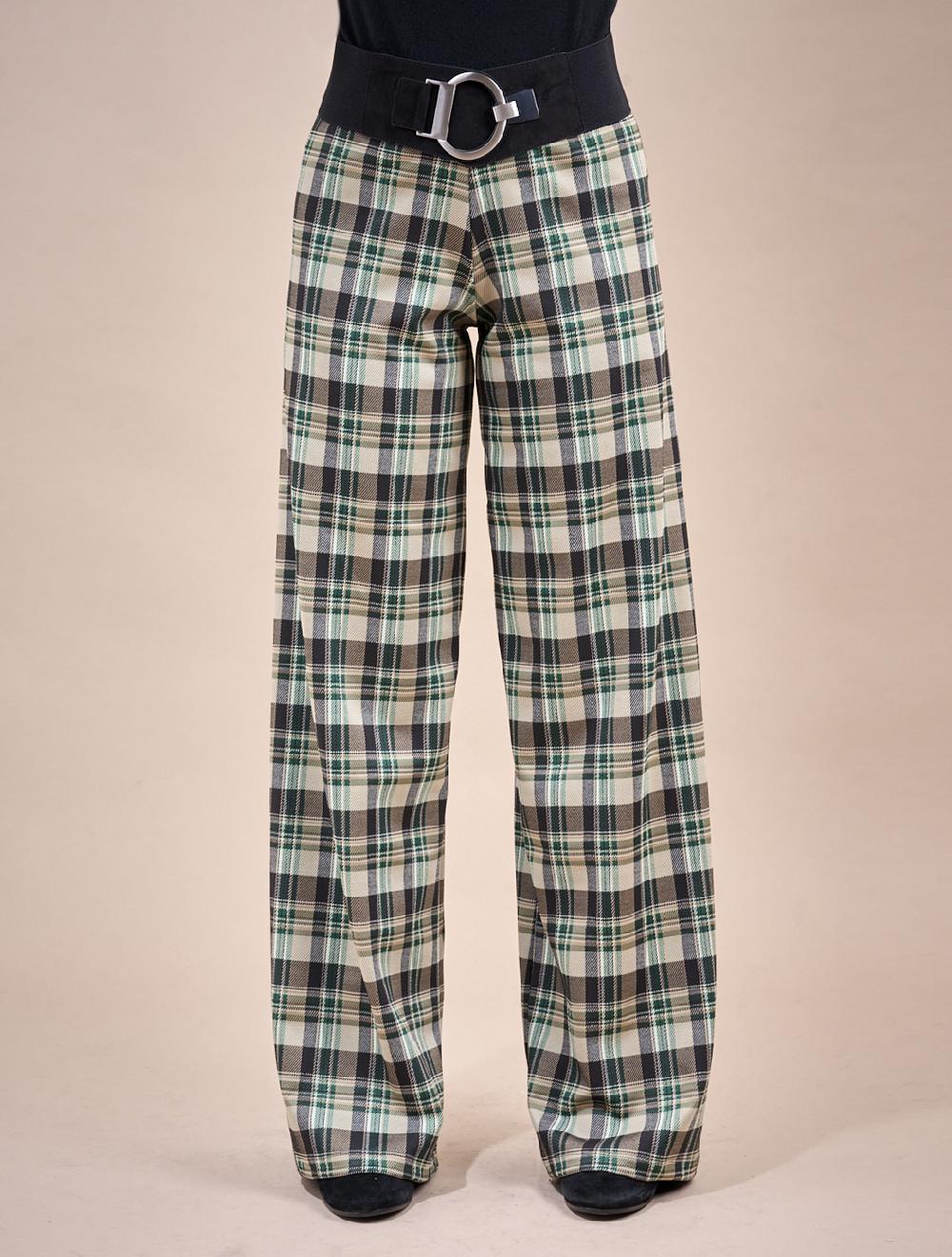 Save The Queen Pantalone Palazzo Scozzese