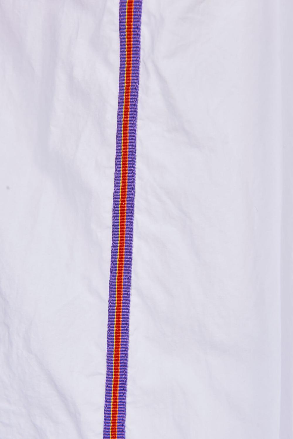 Save The Queen Pantaloni In Cotone Bianco