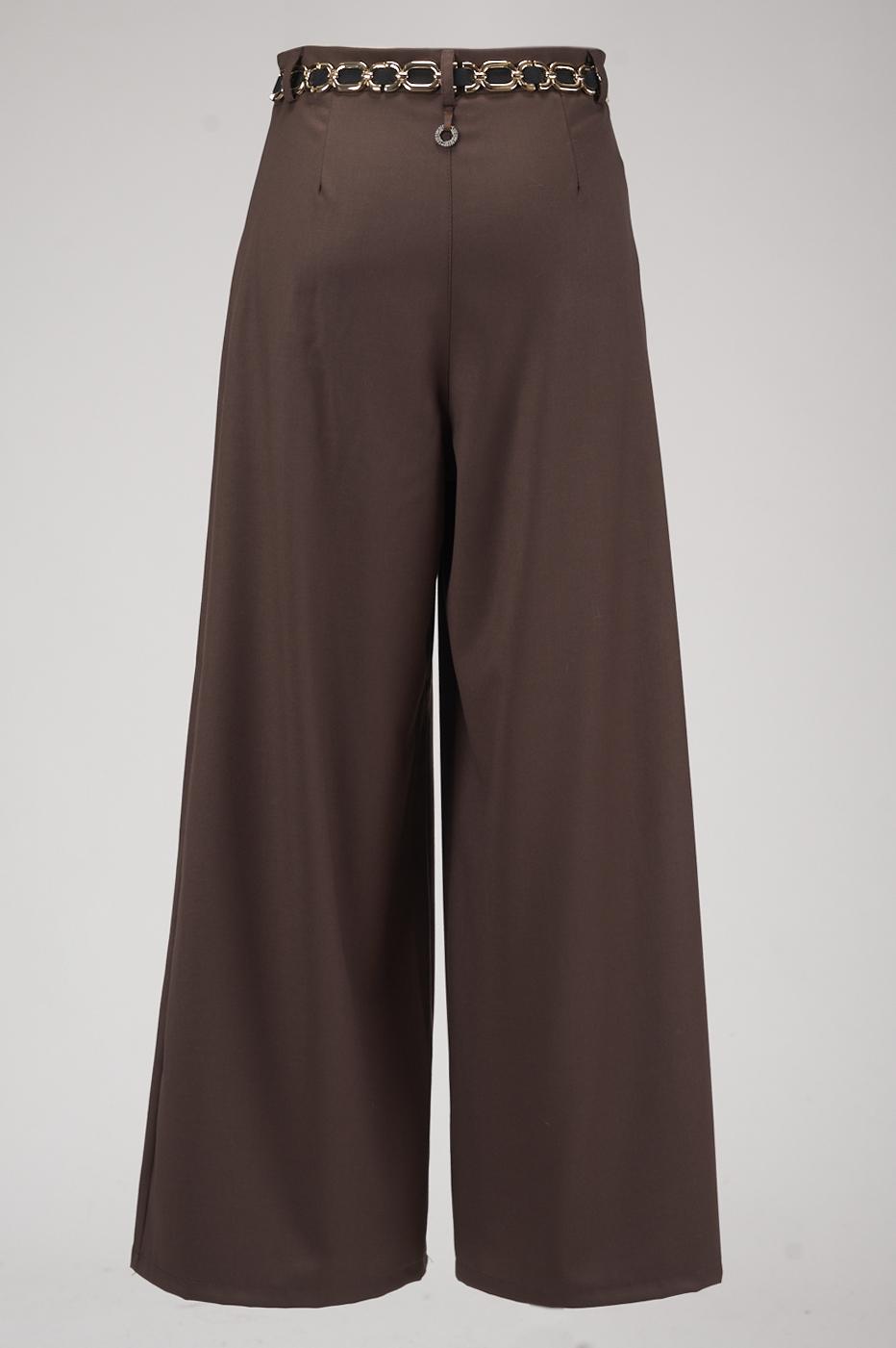 Save The Queen Pantaloni Palazzo A Vita Alta