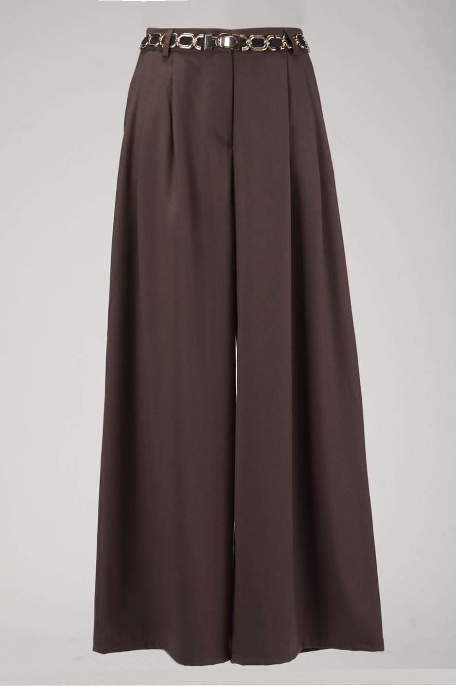 Save The Queen Pantaloni palazzo a vita alta