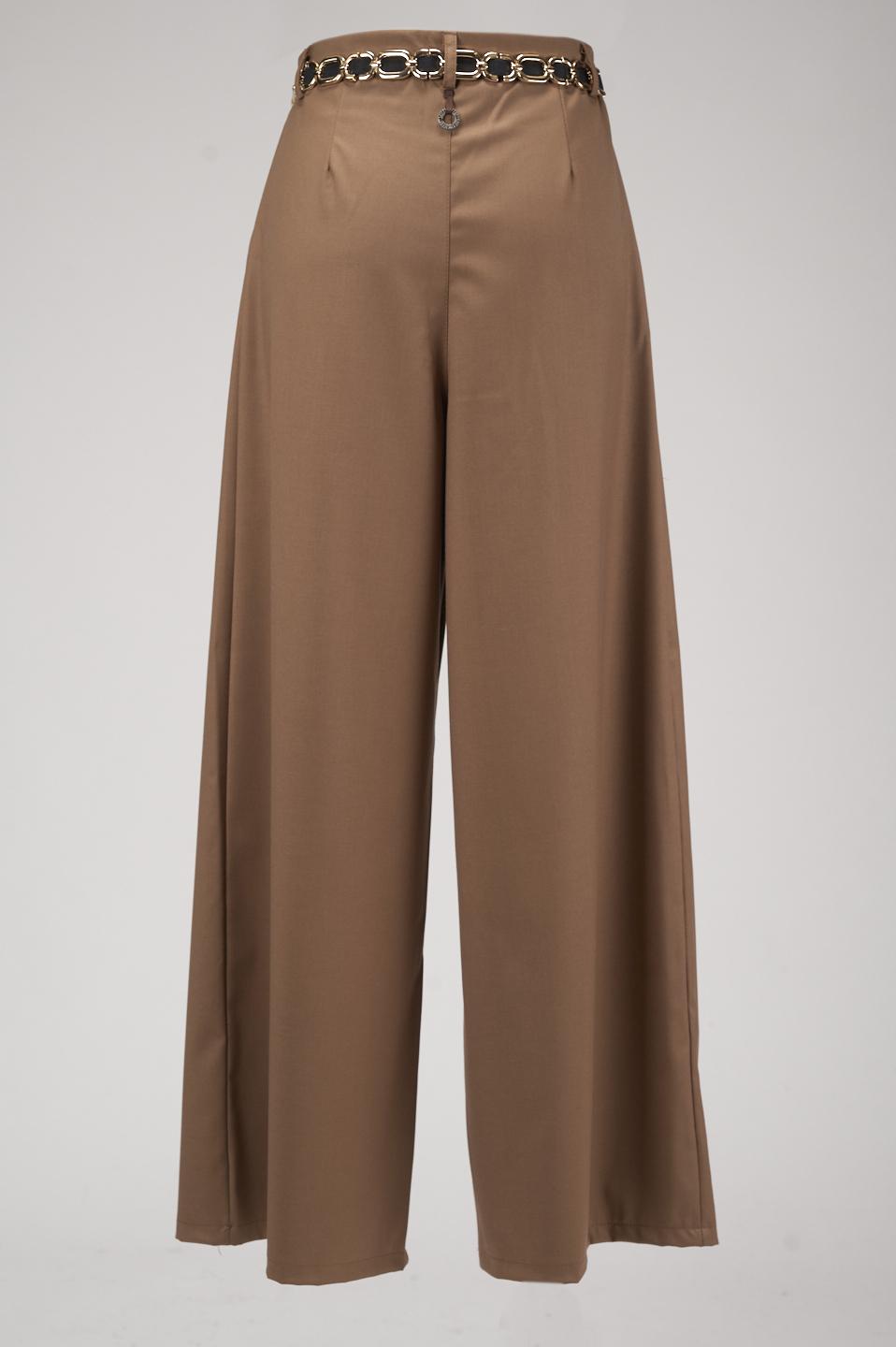 Save The Queen Pantaloni Palazzo A Vita Alta