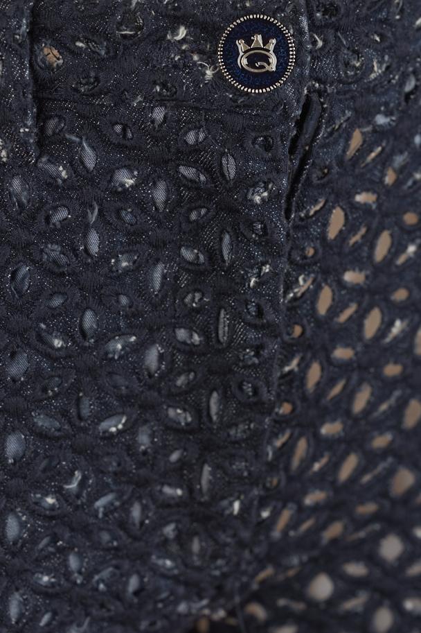 Save The Queen Pantaloni Traforati Blu